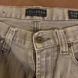 Grey denim men’s jeans